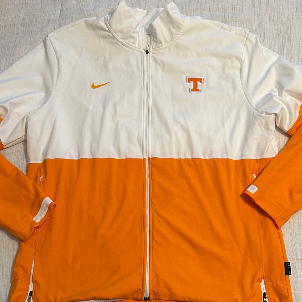 Nike Tennessee Vols Orange and White Track Jacket